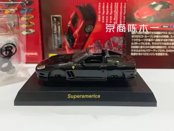 1/64 СЪСТЕЗАТЕЛНА колекция от KYOSHO Ferrari SuperAmerica F1 LM, от лят под налягане сплав, събрани модели играчки за украса на автомобили