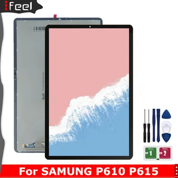 100% Тествани LCD дисплей За Samsung Galaxy Tab S6 Lite SM-P610 SM-P615 SM-P615N SM-P617 Смяна на сензорен LCD екран