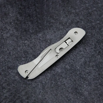 2 Вида Материал на ръкохватката от въглеродни влакна/титанова сплав, работа на смени скала за швейцарски армейски ножове Victorinox Sentinel диаметър 111 мм