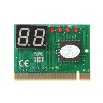 2-Цифрен код PCI Card Анализатор на дънната платка Диагностика пост-тестер за лаптоп/PC Direct доставка