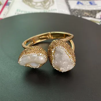 2023 нова гривна от естествени перли, с украшение във вид на кристали, дамски класически, елегантен и елегантни аксесоари за банкети