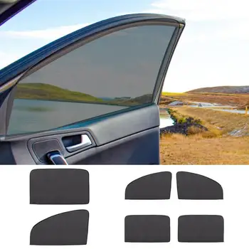 4 бр. Странично прозореца на колата, козирка, завеса, на капака на задното стъкло, UV-защита, козирка, дишащи Аксесоари за кола за мобилни устройства