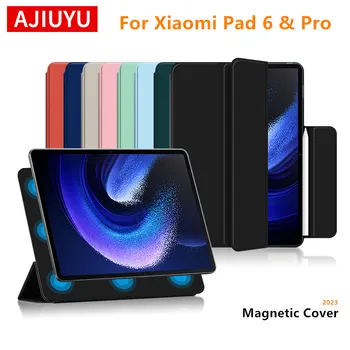 AJIYUU за Xiaomi Pad 6 Pro Калъф ултра тънък Магнитен Smart-калъф за Mi Pad 6Pro 2023 Mi Tablet xiaomipad6 с Автоматично Събуждане