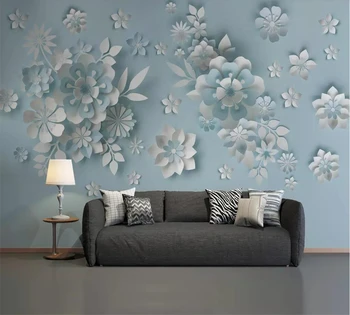 beibehang, потребителски тапети, скандинавски вятър, 3D релеф на стенописи, цветен фон за хол, спалня, стенни хартия, Papel de parede