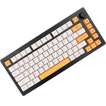 CAPTANJAR Bee Milk Japanese XDA profile боядисват sub keycaps за механична клавиатура PBT 104 87 TKL 60 poker