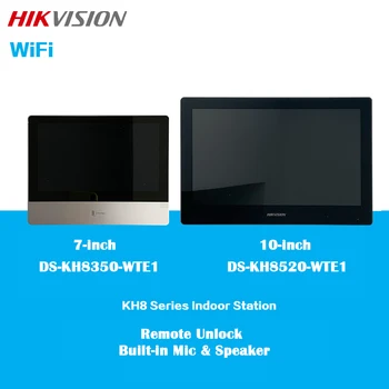 DS-KH8520-WTE1 и DS-KH8350-WTE1 серия HIKVISION KH8 за помещения Поддържат Wi-Fi, отдалечена разблокировку чрез приложение, 8-канален сигнал вход