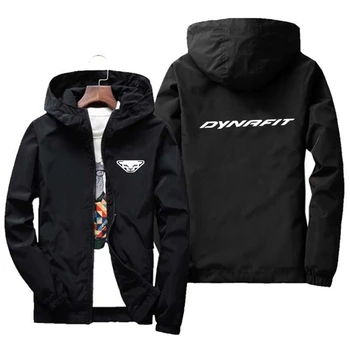 DYNRFIT Channel Ветрозащитная яке с цип, мъжки и дамски блузи, солнцезащитная облекло, спортно ежедневното палто с качулка и дълъг ръкав, тънки върхове