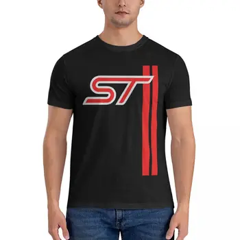 FORD ST Racing Stripesклассическая мъжка тениска тениска тениска за мъже от памук
