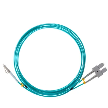 LOOKLINK 1-10 Метра Оптоволоконная скок LC-SC UPC OM3 PVC мулти-режим пълен Дуплекс кабел 3,0 мм, от оптични влакна