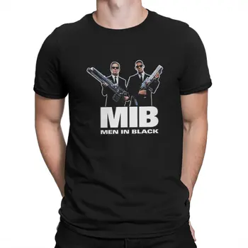 MIB Тениска за мъже, Забавни тениски с кръгло деколте, аниме, фланелки, блузи с къс ръкав за възрастни