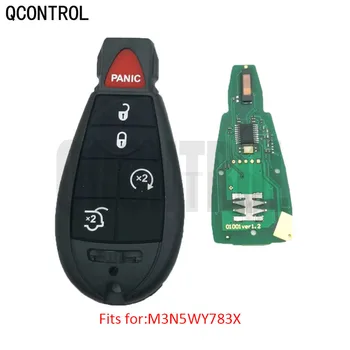 QCONTROL 5BT Дистанционно, Смарт Ключ 433 Mhz за Крилото на Замъка Chrysler 300 Town & Country Vehicle Auto Car M3N5WY783X / IYZ-C01C FCC ID