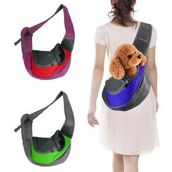 S/L Чанта-тоут за кучета, Раница за домашни любимци, мрежест Оксфордския прашка, чанта на рамото, пренасяне за кучета и чанти, переноска за кученца на открито