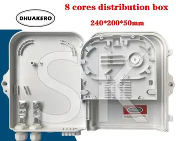 безплатна доставка AB331, висококачествена 8-ядрена оптична клеммная скоростна, кутия за FTTH, оптична разпределителните кутия