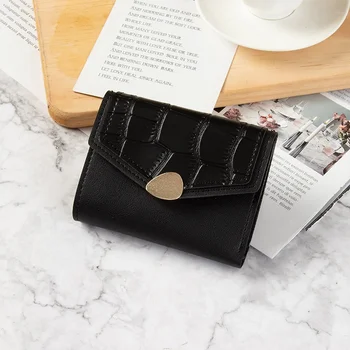 Дамски многофункционална чанта за карти от естествена кожа, дамски проста мини чанта за карти, Малък органайзер за визитки, корпоративна държач за карти, портфейл