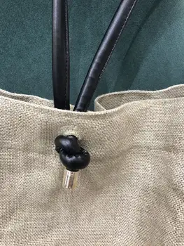 Дамски Чанти 2020, Нова проста холщовая плажна чанта, чанта за количка, чанта за мама
