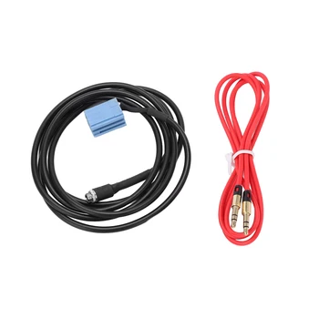 Кабел AUX Износоустойчива допълнителен аудио кабел Лесно управление на Възпроизвеждането на музика за автомобилни Стерео радио и MP3 плейър Подмяна на седалката