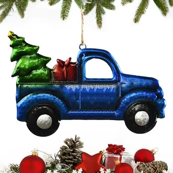 Коледен камион, железни окачване, Украси За Коледната елха, Коледна украса, Подаръци, вечерни детски играчки