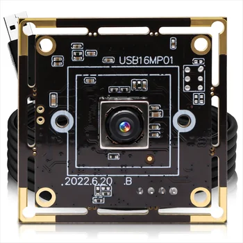 Модул камера ELP mini CMOS, USB IMX298 без сензор за водача щепсела и да играе 16-Мегапикселова камера с автофокус