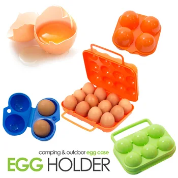 Мрежест Кутия за съхранение на яйца Преносим Контейнер-държач за яйца за нощуване на открито, за пикник кутия за яйца, калъф за кухненско организатор