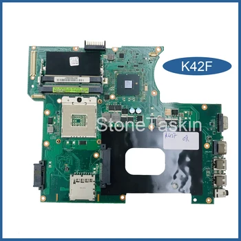 Най-доброто съотношение между цена и качество за ASUS K42F X42F a42F P42F дънна Платка на лаптоп K42F Rev 3,2/3,3 GMA HD USB2.0 DDR3 100% тествана