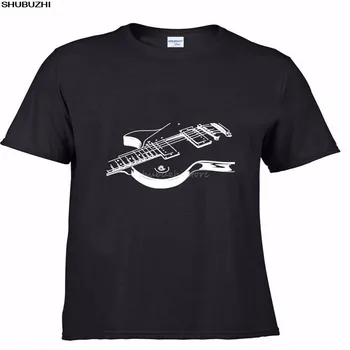 Най-новата тениска shubuzhi, Лятна Мъжки Памучен Тениска с Кръгло деколте, Лидер на Продажбите, Китара, Музикален инструмент, Тениски За любителите на sbz4381