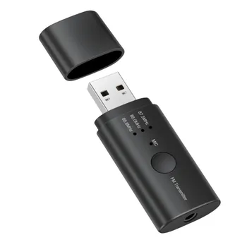 Нов USB-приемник, FM трансмитер Кола FM-авто хендсфри USB Bluetooth Приемник 5,0 Bluetooth