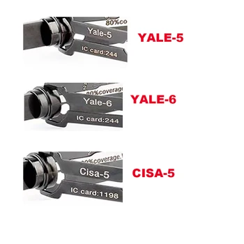 НОВ Инструмент 2 в 1 CISA-5 Yale-5 Yale-6 За Монтаж на Врата на Дома CISA 1198 Yale 244