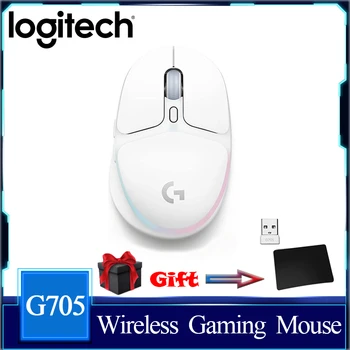 Оригиналната безжична детска мишка Logitech G705 Адаптивни светлини LIGHTSYNC RGB Lightspeed Безжична връзка Bluetooth
