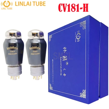 Прецизионное сдвояване Вакуумни лампи LINLAI CV181-H Заменя актуална Електронна Лампа CV181-TII CV181 6SN7 6N8P За Аудиоусилителя
