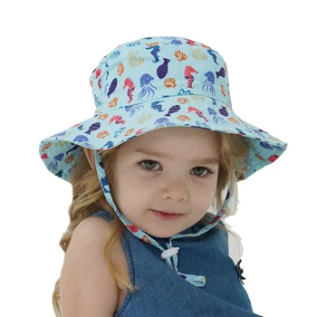 Рибарска шапка от слънцето за момчета и момичета, дишаща плажната лятна шапка за деца, детски аксесоари