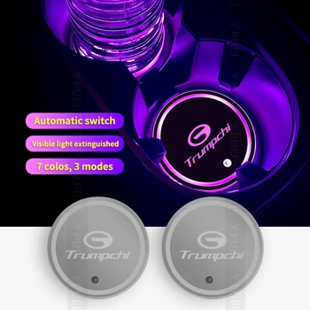 Светлинен Кола Поставки За Чаши Вода, 7 Цветни USB Зарядни Устройства, Авто Led С Лампа За Trumpchi GS3 gs4 gs5 gs8 Ga3 Ga4 Ga5