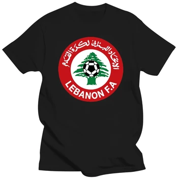 Тениска Домашна 2019 Нова Тениска С Принтом Мъжки S С Къс Ръкав Hot Lebanon Men Legend Soccer 2019 С 3D Принтом