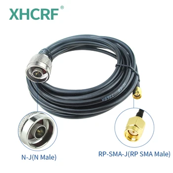 Удължен кабел антена с N адаптери Щепсел към RP-SMA plug 3D-FB удължителен кабел с ниско отслабване