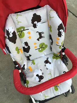 Универсална възглавница за детска количка, Мека Възглавница за седалката на детската количка, дебел памук подложка за количката, възглавница за детска количка