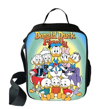 Чанта за обяд Disney Donald Duck, Студентски Чанта за ядене, Кутия за закуска за пикник, Училищни Преносим Изолирано Чанта за обяд